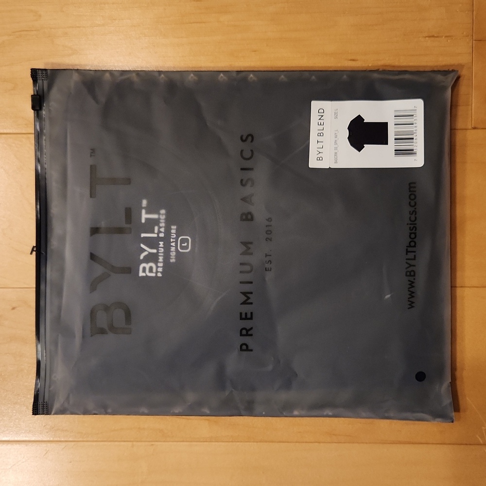 BYLT Short Sleeve Navy Shirt (size - L)